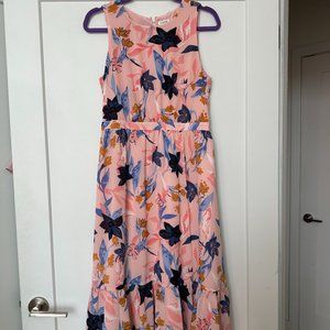 J. Crew Floral Midi Dress